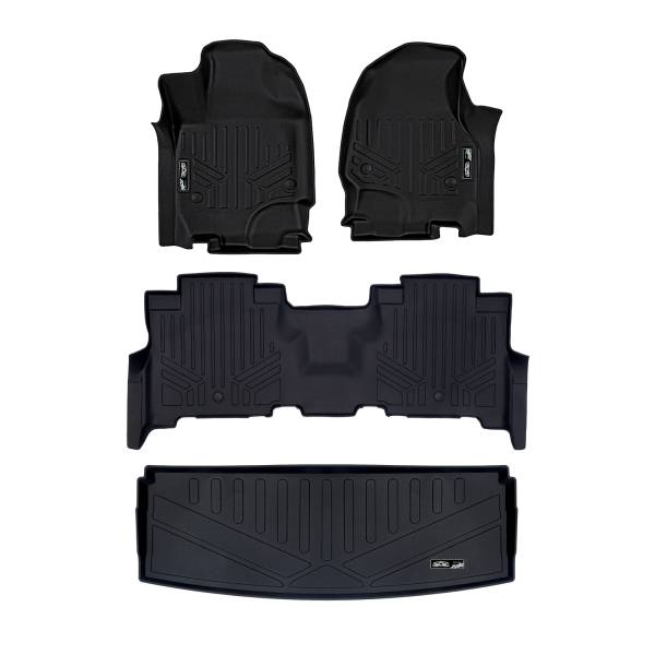 Maxliner USA - MAXLINER Floor Mats - Cargo Liner Behind 3rd Row Set Black for 18-19 Expedition/Navigator 2nd Row Bench Seat (no Max or L)