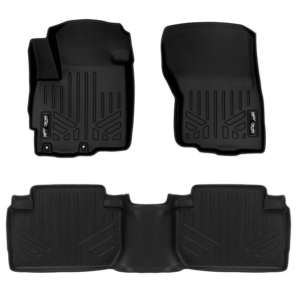 Maxliner USA - MAXLINER Custom Fit Floor Mats 2 Row Liner Set Black for 2011-2019 Mitsubishi Outlander (No Outlander Sport Models)