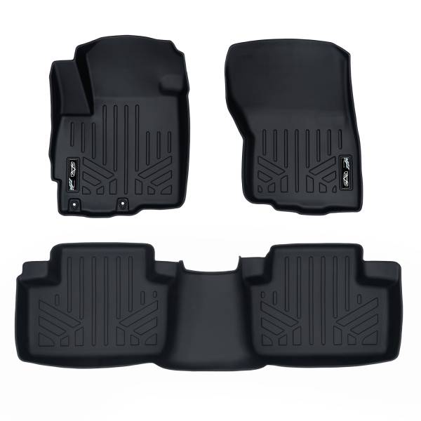 Maxliner USA - MAXLINER Custom Fit Floor Mats 2 Row Liner Set Black for 2011-2019 Mitsubishi Outlander Sport