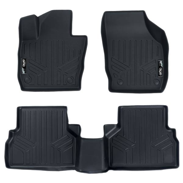 Maxliner USA - MAXLINER Custom Fit Floor Mats 2 Row Liner Set Black for 2015-2018 Audi Q3 - All Models