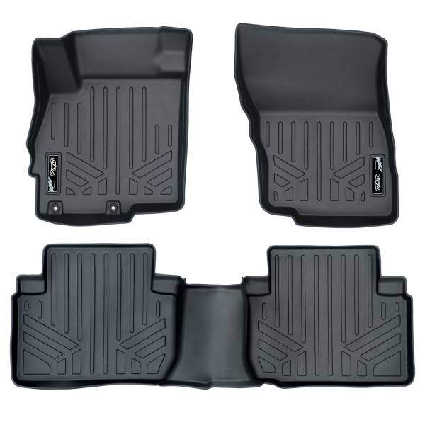 Maxliner USA - MAXLINER Custom Fit Floor Mats 2 Row Liner Set Black for 2018-2019 Mitsubishi Eclipse Cross