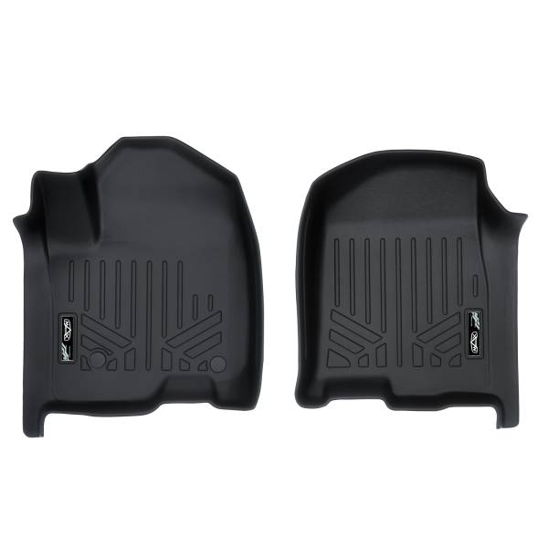 Maxliner USA - MAXLINER Custom Floor Mats 1st Row Liners Black for 2019 Silverado/Sierra 1500 Crew Cab with 1st Row Bench or Bucket Seats