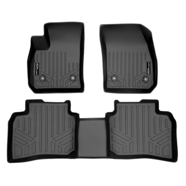 Maxliner USA - MAXLINER Custom Fit Floor Mats 2 Row Liner Set Black for 2019-2020 Cadillac XT4