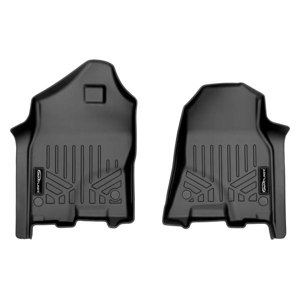 Maxliner USA - MAXLINER Custom Fit Floor Mats 1st Row Liner Set Black for 2019 Ram 1500 Crew and Quad Cab with Vinyl Floor