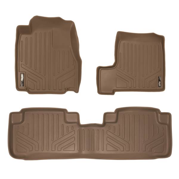 Maxliner USA - MAXLINER Custom Fit Floor Mats 2 Row Liner Set Tan for 2007-2011 Honda CR-V