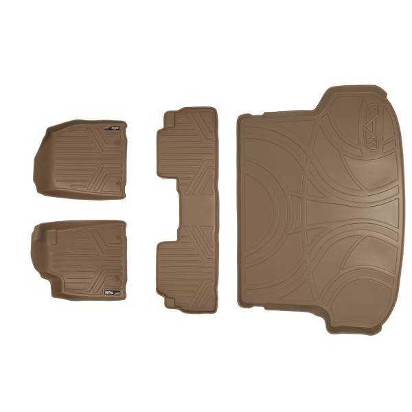 Maxliner USA - MAXLINER Custom Fit Floor Mats 2 Rows and Cargo Liner Set Tan for 2010-2012 Lexus RX350 / RX450h