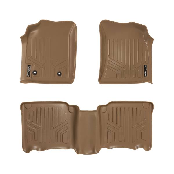 Maxliner USA - MAXLINER Custom Fit Floor Mats 2 Row Liner Set Tan for 2012-2015 Toyota Fortuner