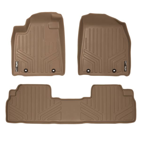 Maxliner USA - MAXLINER Custom Fit Floor Mats 2 Row Liner Set Tan for 2013-2015 Lexus RX350/RX450h