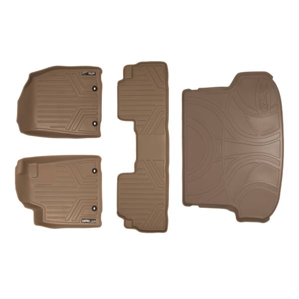 Maxliner USA - MAXLINER Custom Fit Floor Mats 2 Rows and Cargo Liner Set Tan for 2013-2015 Lexus RX350/RX450h