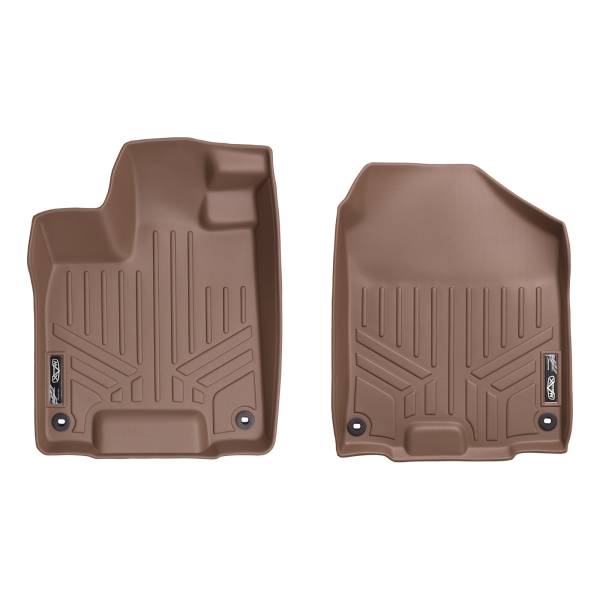 Maxliner USA - MAXLINER Custom Fit Floor Mats 1st Row Liner Set Tan for 2016-2019 Honda Pilot