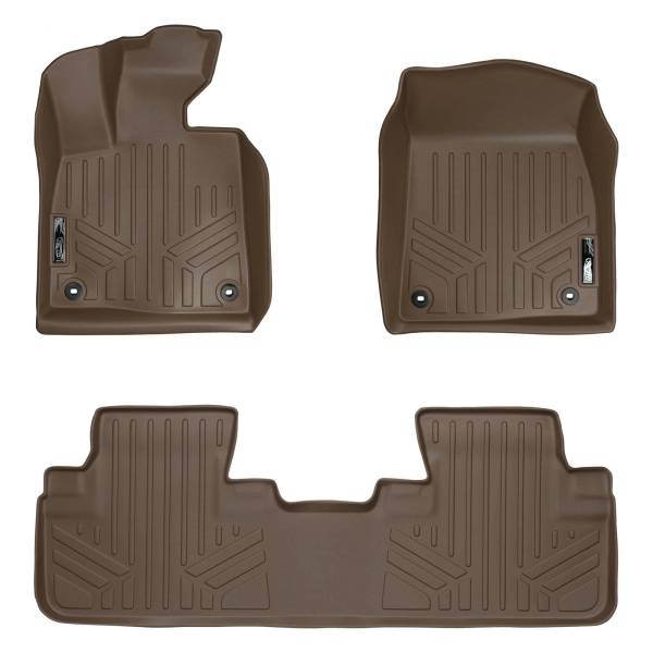 Maxliner USA - MAXLINER Custom Fit Floor Mats 2 Row Liner Set Tan for 2016-2019 Lexus RX (All Models) / 2018-2019 RXL (All Models)