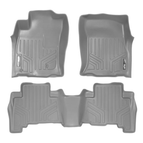 Maxliner USA - MAXLINER Custom Fit Floor Mats 2 Row Liner Set Grey for 2010-2012 Toyota 4Runner / 2010-2013 Lexus GX460