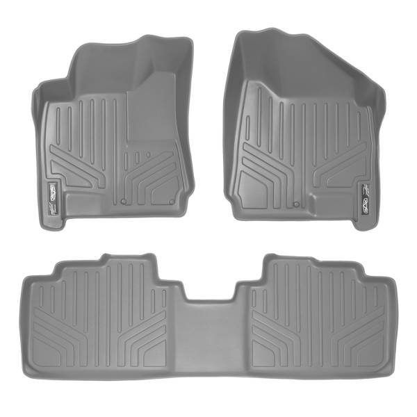 Maxliner USA - MAXLINER Custom Fit Floor Mats 2 Row Liner Set Grey for 2010-2016 Cadillac SRX - All Models