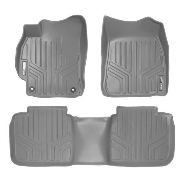 Maxliner USA - MAXLINER Custom Fit Floor Mats 2 Row Liner Set Grey for 2012-2015 Toyota Camry - All Models