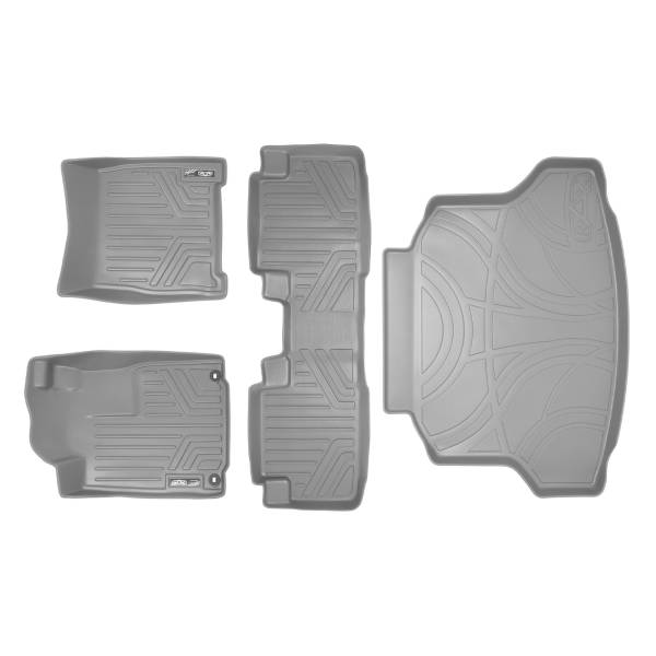 Maxliner USA - MAXLINER Custom Fit Floor Mats 2 Rows and Cargo Liner Set Grey for 2012-2016 Honda CR-V - All Models