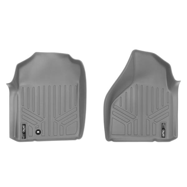 Maxliner USA - MAXLINER Custom Fit Floor Mats 1st Row Liner Set Grey for 2002-2008 Dodge Ram 1500 / 2003-2009 Ram 2500/3500 (All Models)