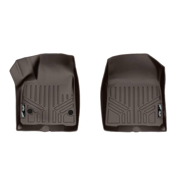 Maxliner USA - MAXLINER Custom Fit Floor Mats 1st Row Liner Set Cocoa for 2017-2019 GMC Acadia