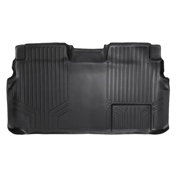 Maxliner USA - MAXLINER Custom Fit Floor Mats 2nd Row Liner Black for 2009-2014 Ford F-150 SuperCrew Cab