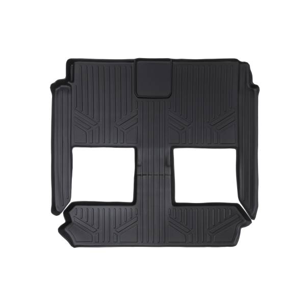 Maxliner USA - MAXLINER Floor Mats 2nd and 3rd Row Liner Black for 2008-2019 Grand Caravan/Chrysler Town & Country (Stow'n Go Seats Only)