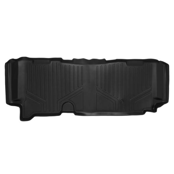 Maxliner USA - MAXLINER Custom Fit Floor Mats 2nd Row Liner Black for 2011-2016 Ford F-250 / F-350 Super Duty SuperCab / Extended Cab