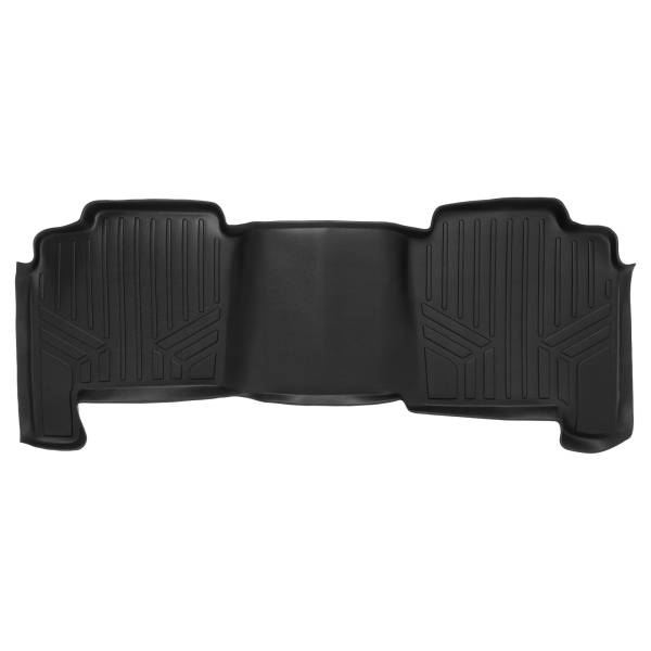 Maxliner USA - MAXLINER Custom Fit Floor Mats 2nd Row Liner Black for 2004-2008 Ford F-150 SuperCrew / Lincoln Mark LT