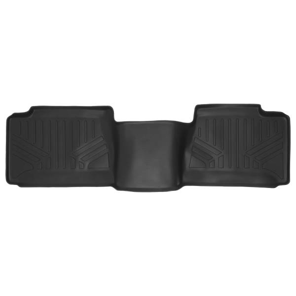 Maxliner USA - MAXLINER Floor Mats 2nd Row Liner Black for 2001-2007 Silverado/Sierra 1500 / 2500 / 3500 Extended Cab Classic Body Style