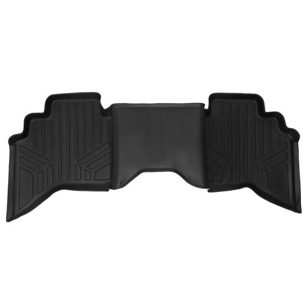 Maxliner USA - MAXLINER Custom Fit Floor Mats 2nd Row Liner Black for 2002-2008 Dodge Ram 1500 Quad Cab / 2003-2009 2500/3500 Quad Cab