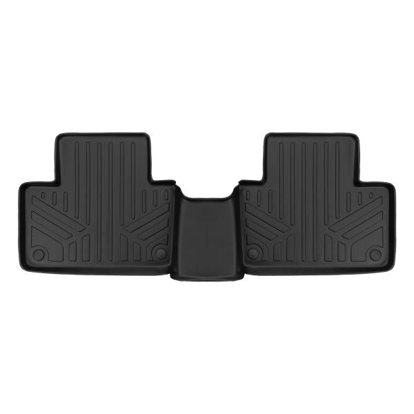 Maxliner USA - MAXLINER Custom Fit Floor Mats 2nd Row Liner Black for 2016-2019 Volvo XC90 (No Plug-in Hybrid Models)