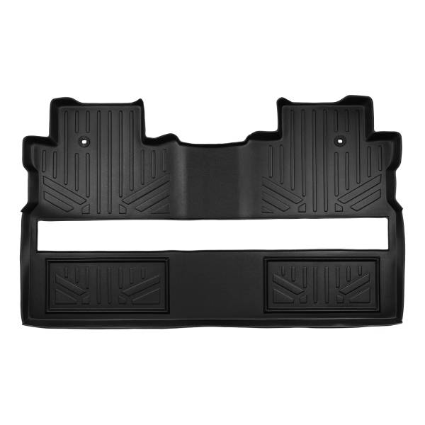 Maxliner USA - MAXLINER Custom Fit Floor Mats 2nd Row Liner Black for 2017-2019 Honda Ridgeline Crew Cab