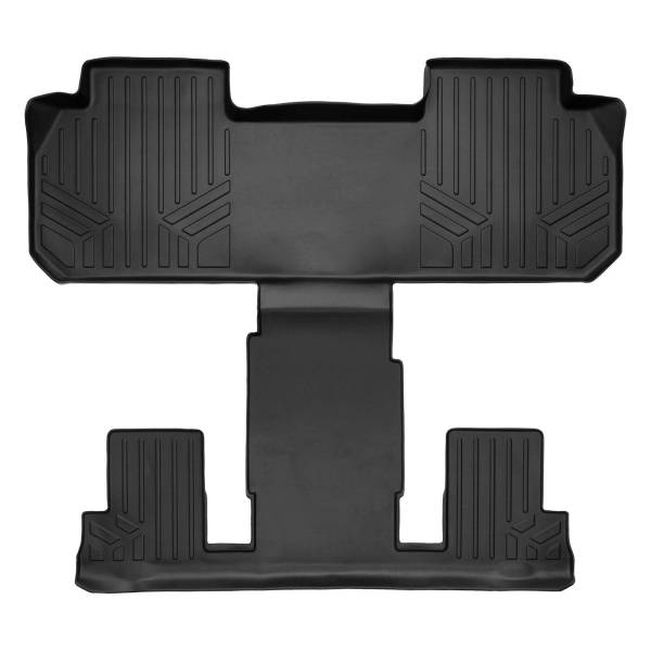Maxliner USA - MAXLINER Floor Mats 2nd and 3rd Row Liner Black for 2018-2019 Chevrolet Traverse / Buick Enclave with 2nd Row Bucket Seats