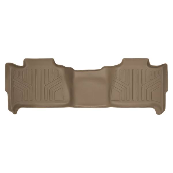 Maxliner USA - MAXLINER Custom Fit Floor Mats 2nd Row Liner Tan for 2007-2014 Tahoe / Suburban / Yukon / Denali and XL Models