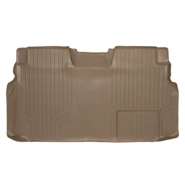 Maxliner USA - MAXLINER Custom Fit Floor Mats 2nd Row Liner Tan for 2009-2014 Ford F-150 SuperCrew Cab