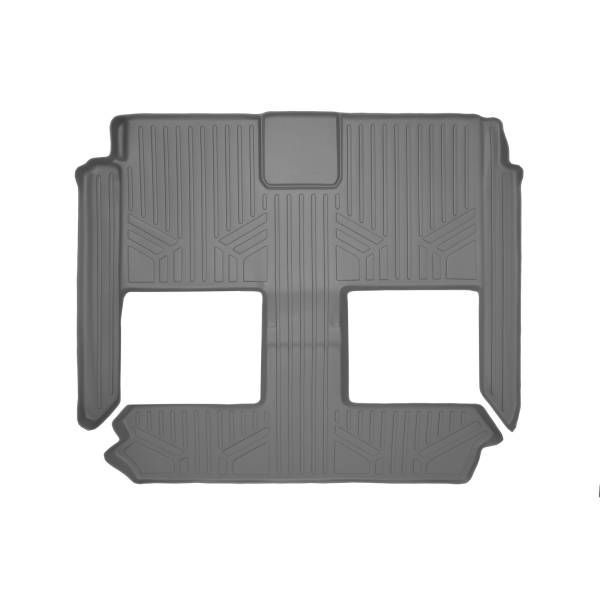 Maxliner USA - MAXLINER Floor Mats 2nd and 3rd Row Liner Grey for 2008-2019 Grand Caravan / Chrysler Town & Country (Stow'n Go Seats Only)