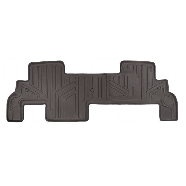 Maxliner USA - MAXLINER Custom Fit Floor Mats 2nd Row Liner Cocoa for Traverse / Enclave / Acadia / Outlook (with 2nd Row Bench Seat)