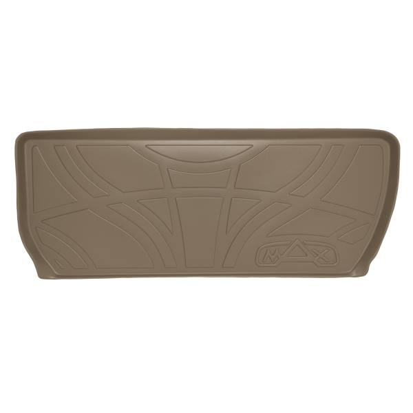 Maxliner USA - MAXLINER All Weather Custom Fit Cargo Trunk Liner Floor Mat Behind 3rd Row Tan for 2008-2017 Traverse / Enclave