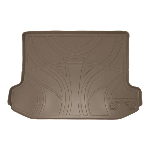 Maxliner USA - MAXLINER All Weather Custom Fit Cargo Trunk Liner Floor Mat Tan for 2006-2012 Toyota RAV4 without 3rd Row Seat
