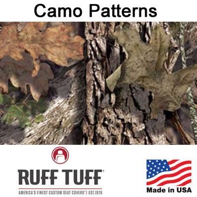RuffTuff - Camo Pattern Seat Covers by RuffTuff