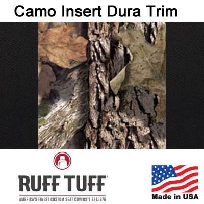 RuffTuff - Camo Pattern Inserts With Dura EZ-Care Trim Seat Covers