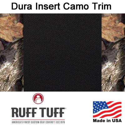 RuffTuff - Dura EZ-Care Insert With Camo Pattern Trim Seat Covers