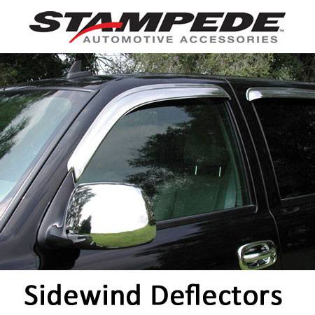 Stampede - Sidewind Deflectors - Chrome