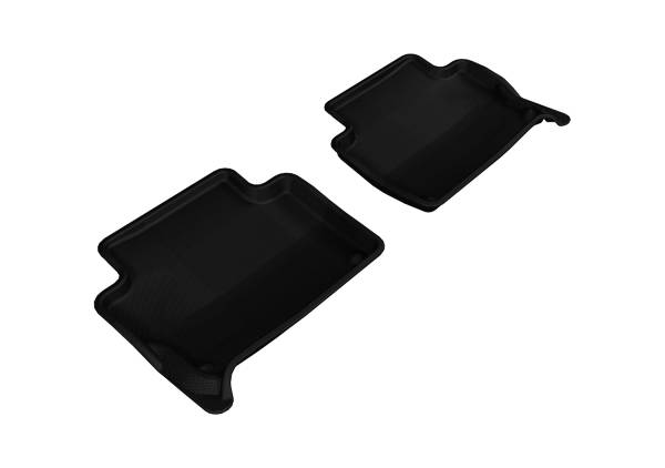 3D MAXpider - 3D MAXpider AUDI Q7 2007-2015 KAGU BLACK R2 BENCH SEAT