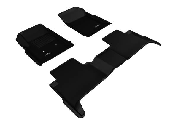 3D MAXpider - 3D MAXpider CHEVROLET COLORADO CREW CAB 2015-2020 KAGU BLACK R1 R2