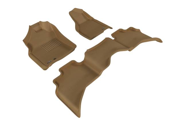 3D MAXpider - 3D MAXpider DODGE RAM 1500 QUAD CAB 2009-2012 KAGU TAN R1 R2 (1 EYELET)