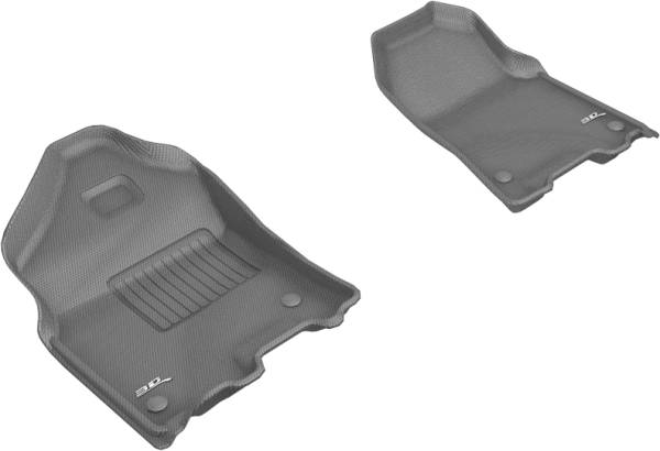 3D MAXpider - 3D MAXpider DODGE RAM 1500 CREW CAB 2019-2020 KAGU GRAY R1 BUCKET SEATS