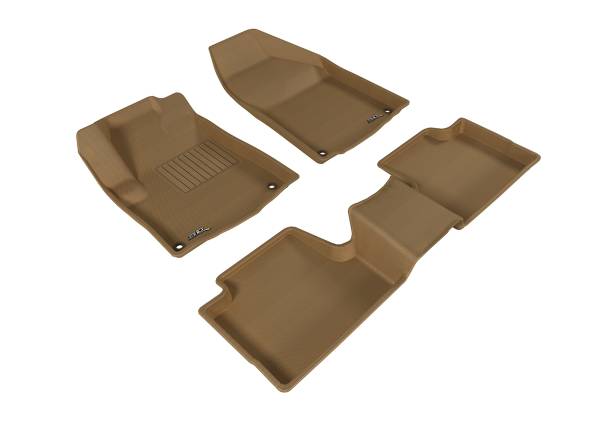 3D MAXpider - 3D MAXpider JEEP CHEROKEE 2014-2015 KAGU TAN R1 R2