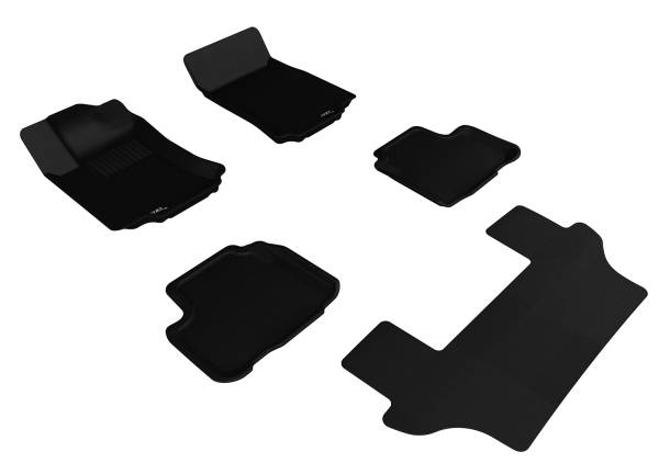 3D MAXpider - 3D MAXpider L1MB01332209 MERCEDES-BENZ R-CLASS 2006-2012 WITH BUCKET 2ND ROW KAGU BLACK R1 R2 R3