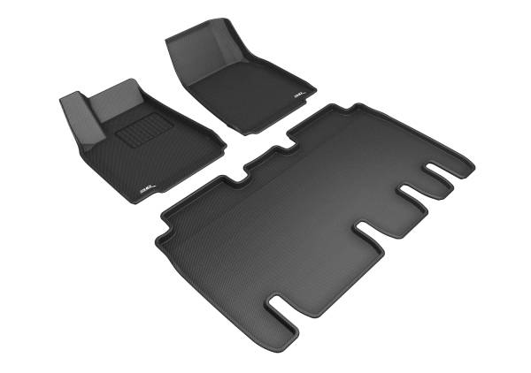 3D MAXpider - 3D MAXpider L1TL00011502 TESLA MODEL X 5-SEATS 2016-2020 KAGU BLACK R1 R2