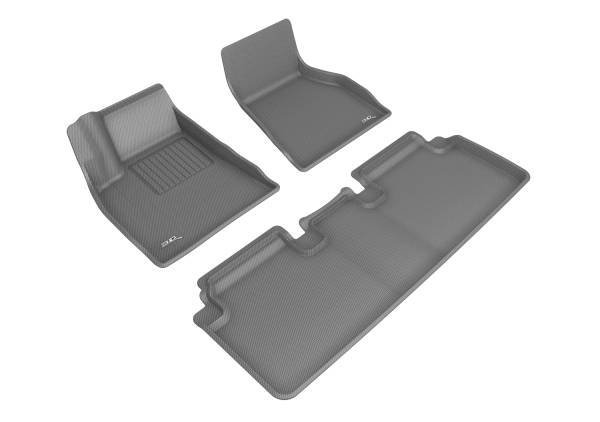 3D MAXpider - 3D MAXpider L1TL00012209 TESLA MODEL S 2015-2020 KAGU GRAY R1 R2