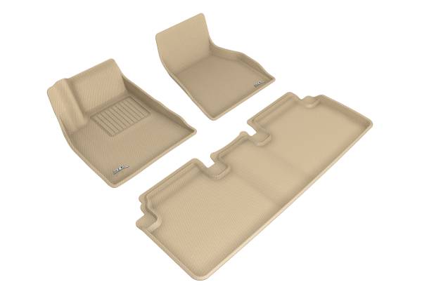 3D MAXpider - 3D MAXpider L1TL00021501 TESLA MODEL S 2015-2020 KAGU TAN R1 R2