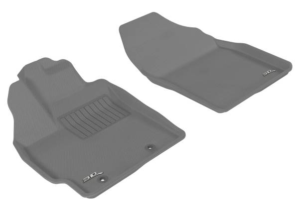 3D MAXpider - 3D MAXpider L1TY00411501 TOYOTA PRIUS 2010-2011 KAGU GRAY R1 (RETENTION HOOKS IN DRIVER'S SIDE FLOOR